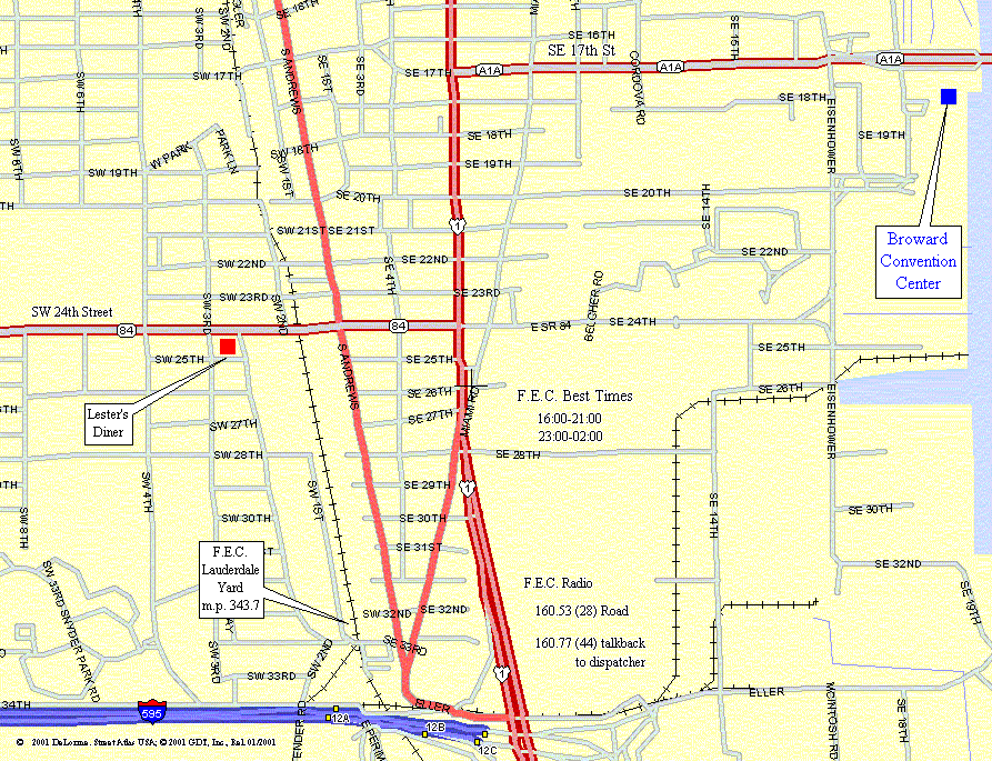 map of F.E.C. FLL yard