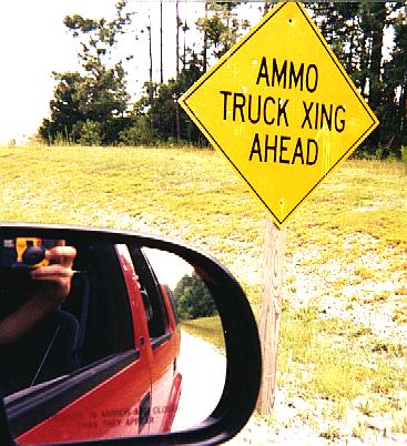 Ammo crossing road