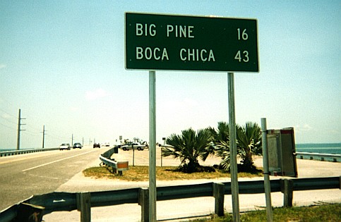 Big Pine Key 16 miles ahead
