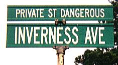 Private street dangerous