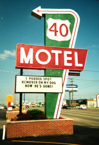 U.S. 40 motel near Columbus, OH