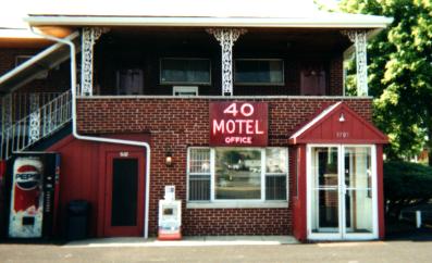 U.S. 40 motel near Columbus, OH