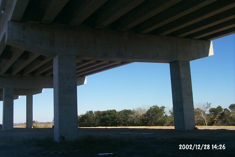 2002 Similar view of completed dual pier