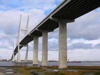 2004 view of cable stayed span