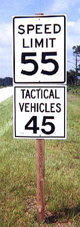 Tactical speed limit